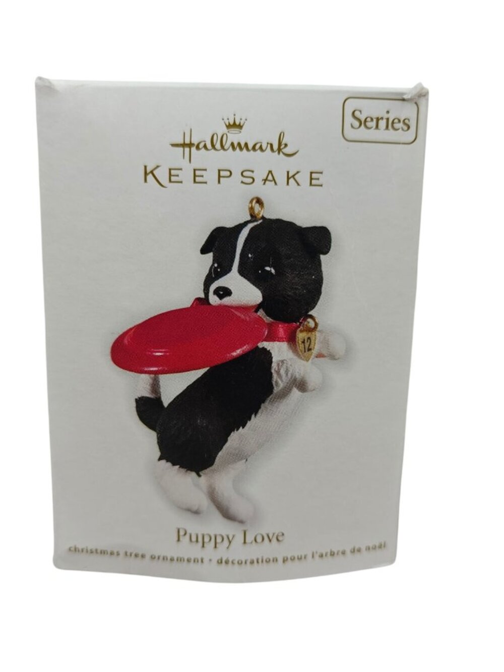 Hallmark Keepsake Puppy Love Christmas Ornament 2012 Handcrafted Brass Dog